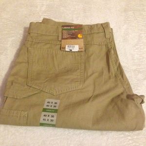 Brand New Loose Fit Canvas Carpenter Jeans